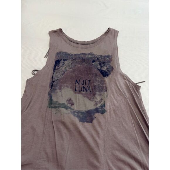 Free People Nuit Luna Fringe Tank Top Size Small - Picture 2 of 6